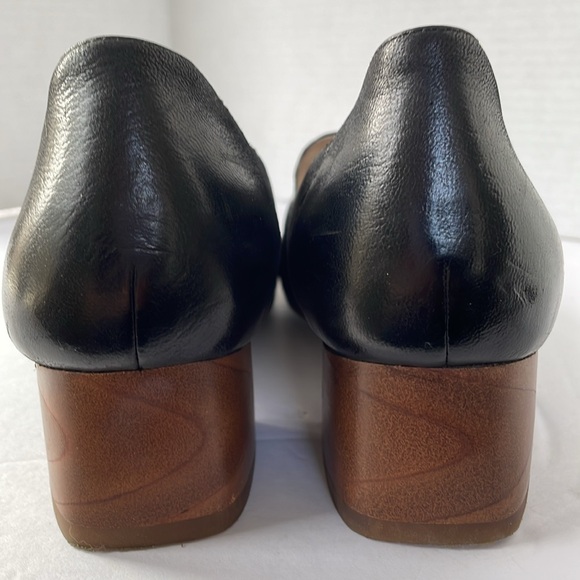 DANSKO Preston Leather Pump Black Wood Heel size 38 - Picture 5 of 10